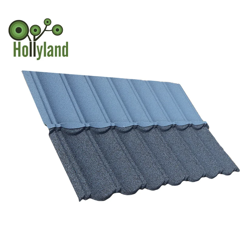 Cheap Price Building Materials Colorful Stone Coated Steel Roofing Tile Bond Tile 0.38-0.50mm