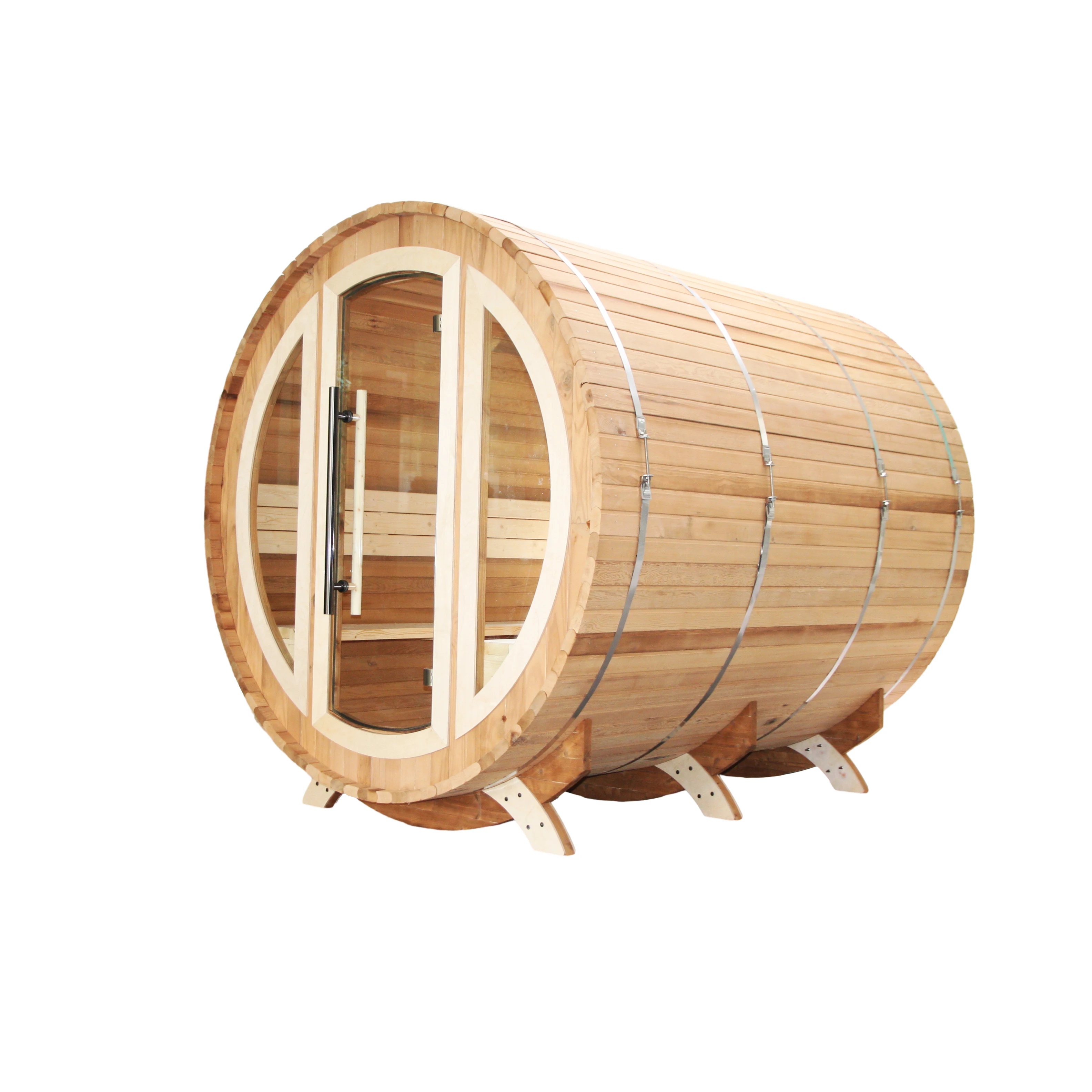 Luxury Sauna Barrel Sauna With Wood Stove