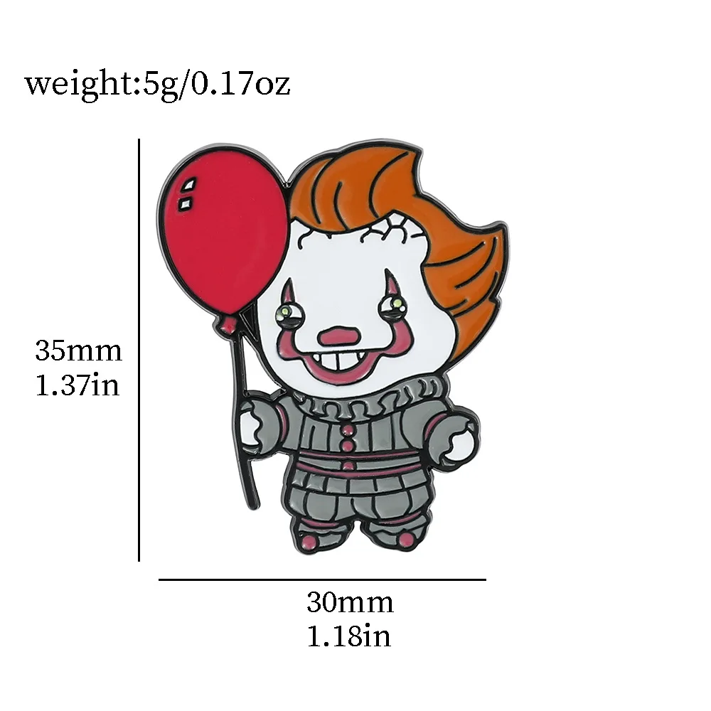 17 New Style Scared Black Style Hallowm Metal Pins Wholesale Cartoon Alloy Enamel Skeleton pumpkin Brooch for Clothing