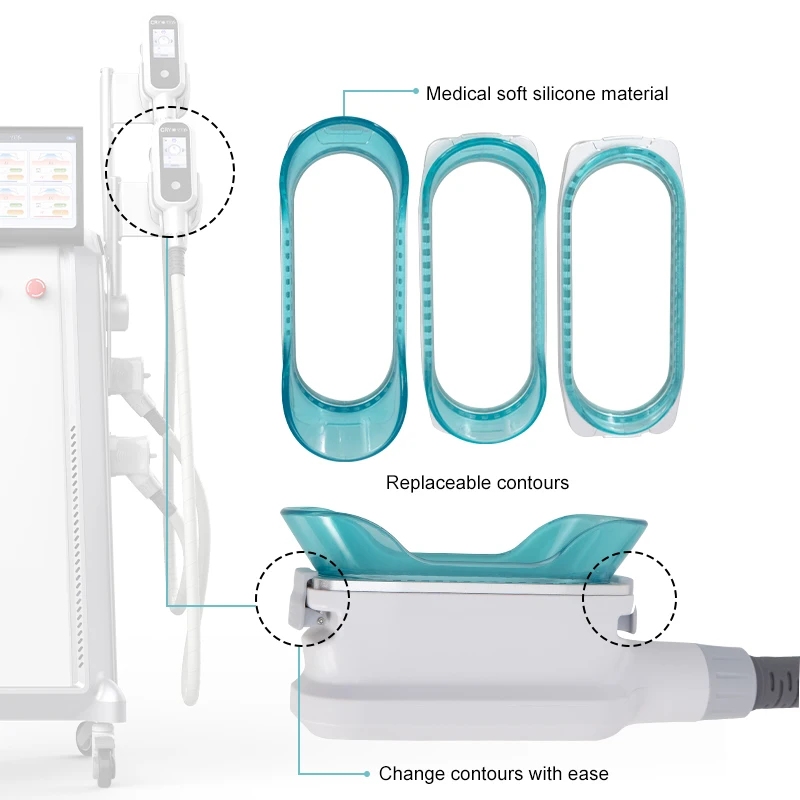 Nubway 4 cryo handles non surgical lipolysis lipolysis fat cryo cool shape machine for weight loss