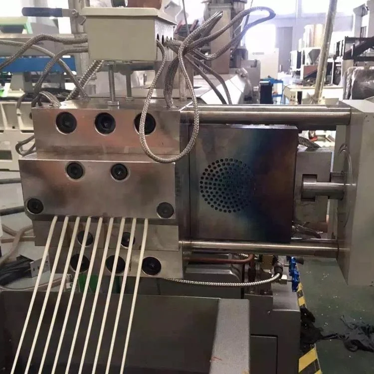 PP PE PS ABS film flakes material double stage plastic recycling granulating production line