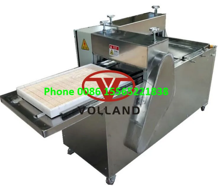 sticky popped rice candy dicer/sesame bar cutter/cereal candy bar cutting machine