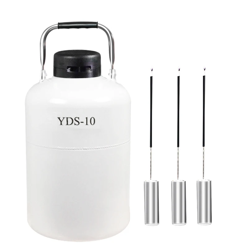 YDS-60B-210 LN2 Dewar vessel cow semen storage tank Laboratory Cell tank biology sample bank cryogenic Liquid Nitrogen container