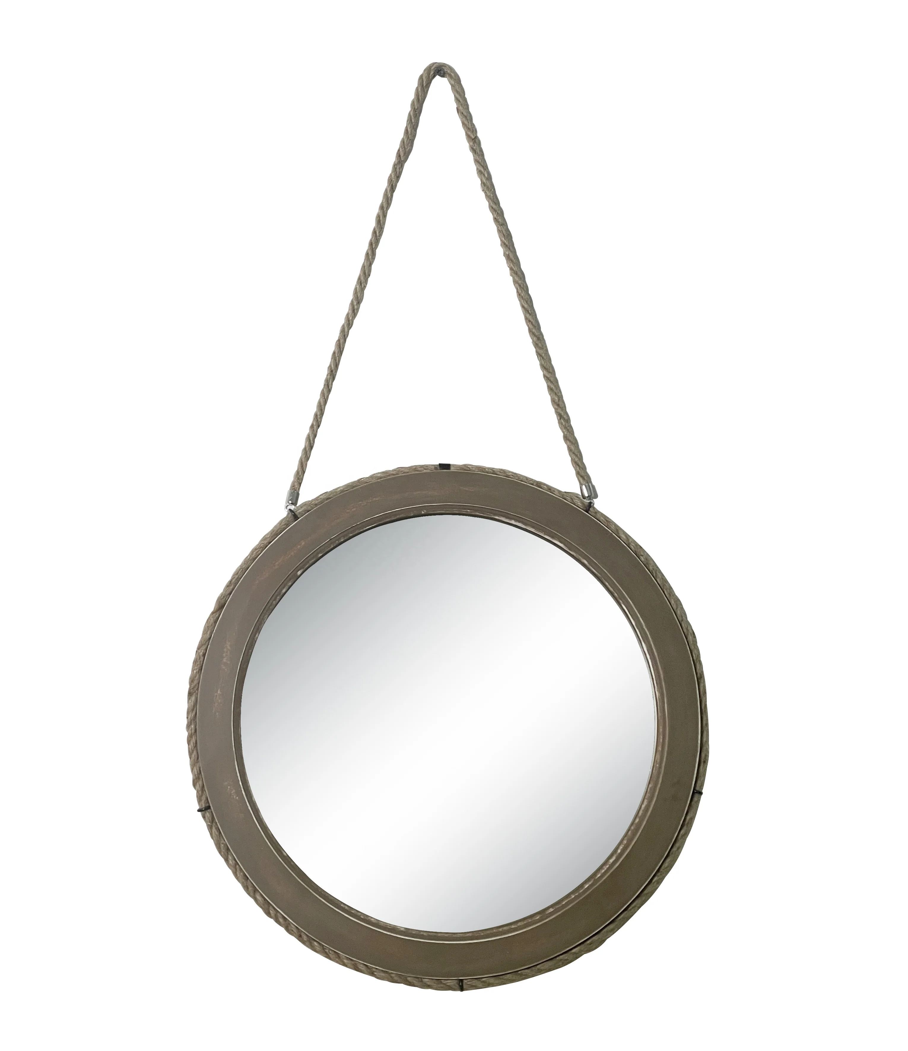 Customized wooden frame decorative hanging mirror bathroom bedroom wood frame mirrors