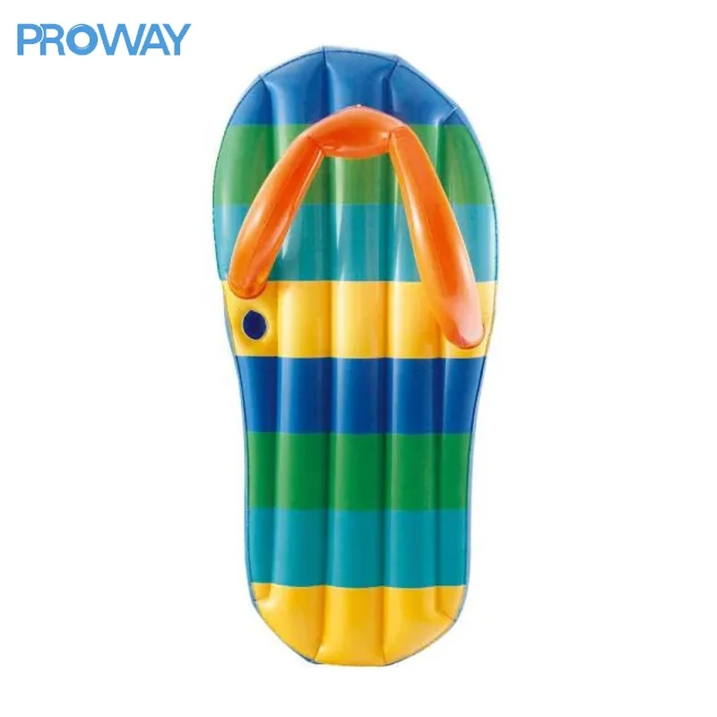 Фабричная индивидуальная рекламная 71-дюймовая полосатая шлепанцы для бассейна