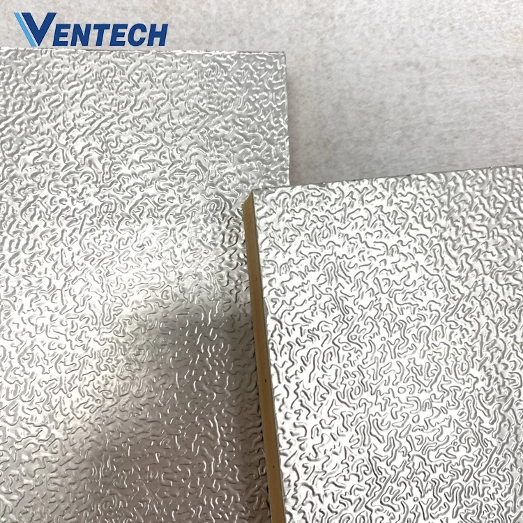 Ventech 2022 новый дизайн ОВКВ огнестойкая предварительно Изолированная изоляционная панель воздуховода и доска из фенольной пены