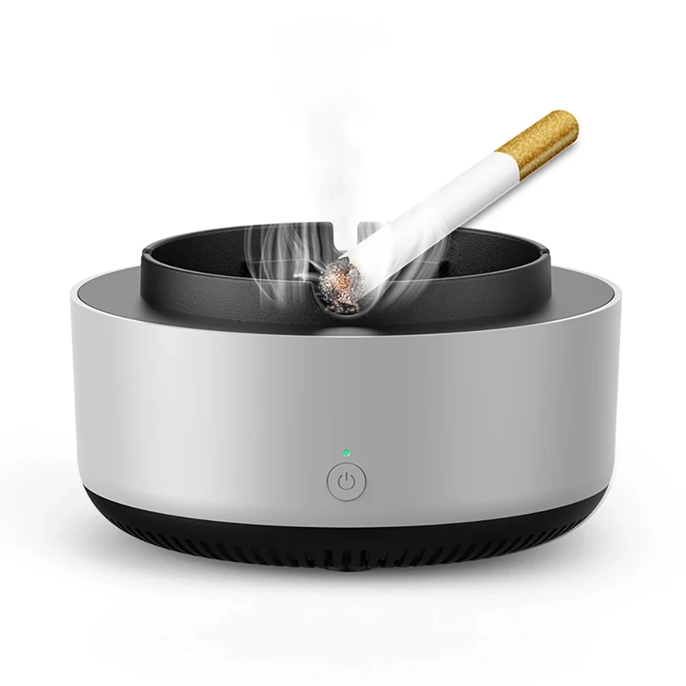 Air Purifier Ashtrays Air Purifier Ashtray for Filtering Second-Hand Smoke From Cigarettes Remove Odor Smoking Home Office