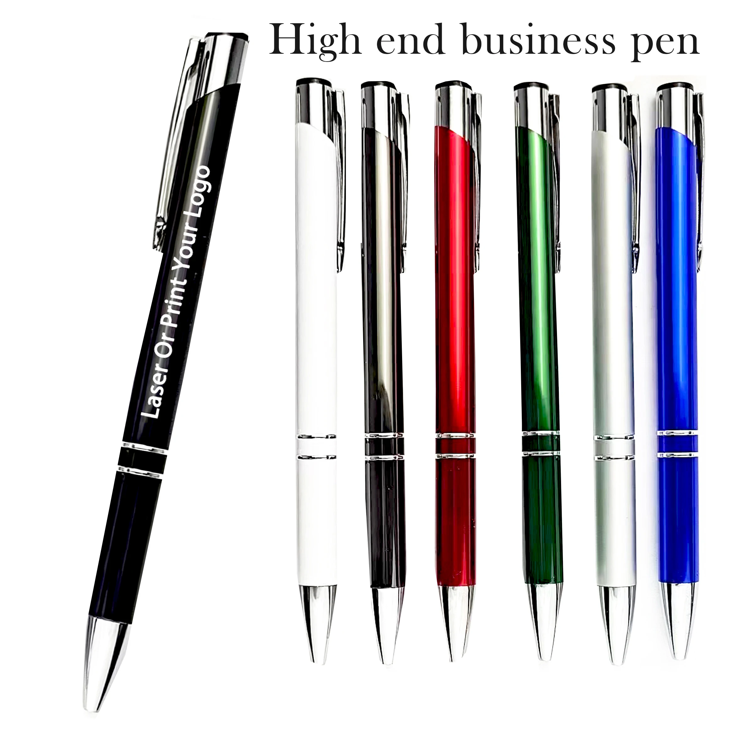 Luxury Promotional Cheap With Logo Customize Advertising BallpointPen Personalized Gift Metal BallPen Business HighEnd Engraving