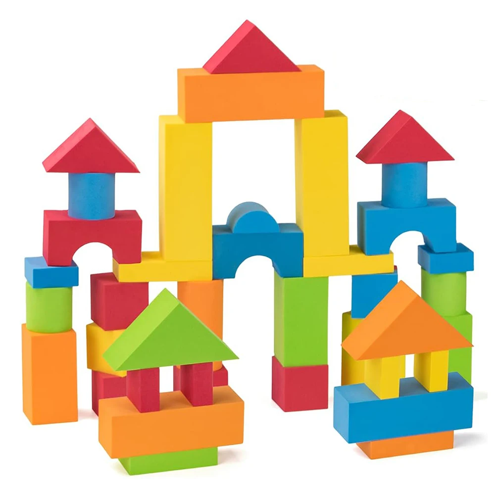 Eva Blocks Soft Blocks for Gifts Boys and Girls Foam Building Blocks for kids