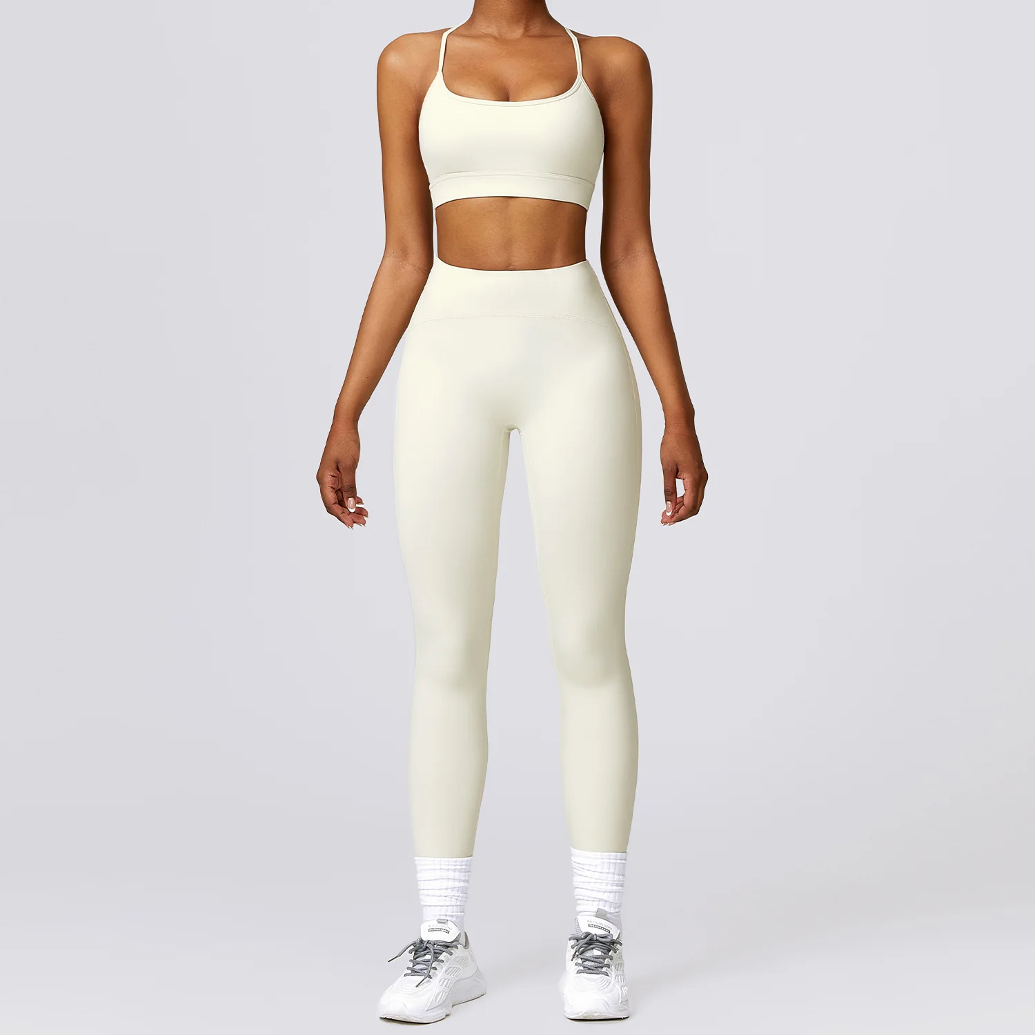 High Waist Women Fitness Running Exercise Tight Yoga Set Gym Workout Bra and Legging Set Softness Stretchy Yoga Suits