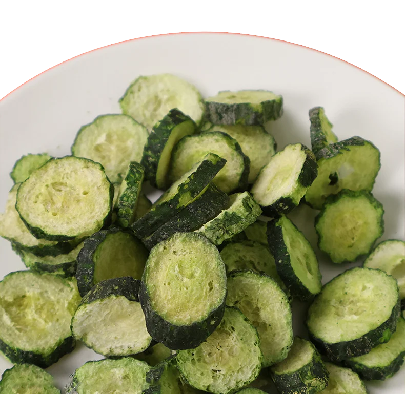 100% natural sliced/cube/powder freeze-dried vegetables  cucumber