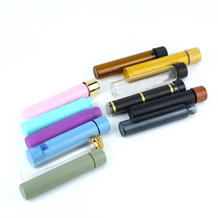 22*115mm glass tube custom any sizes metallic version child resistant lids for ur rolls packaging