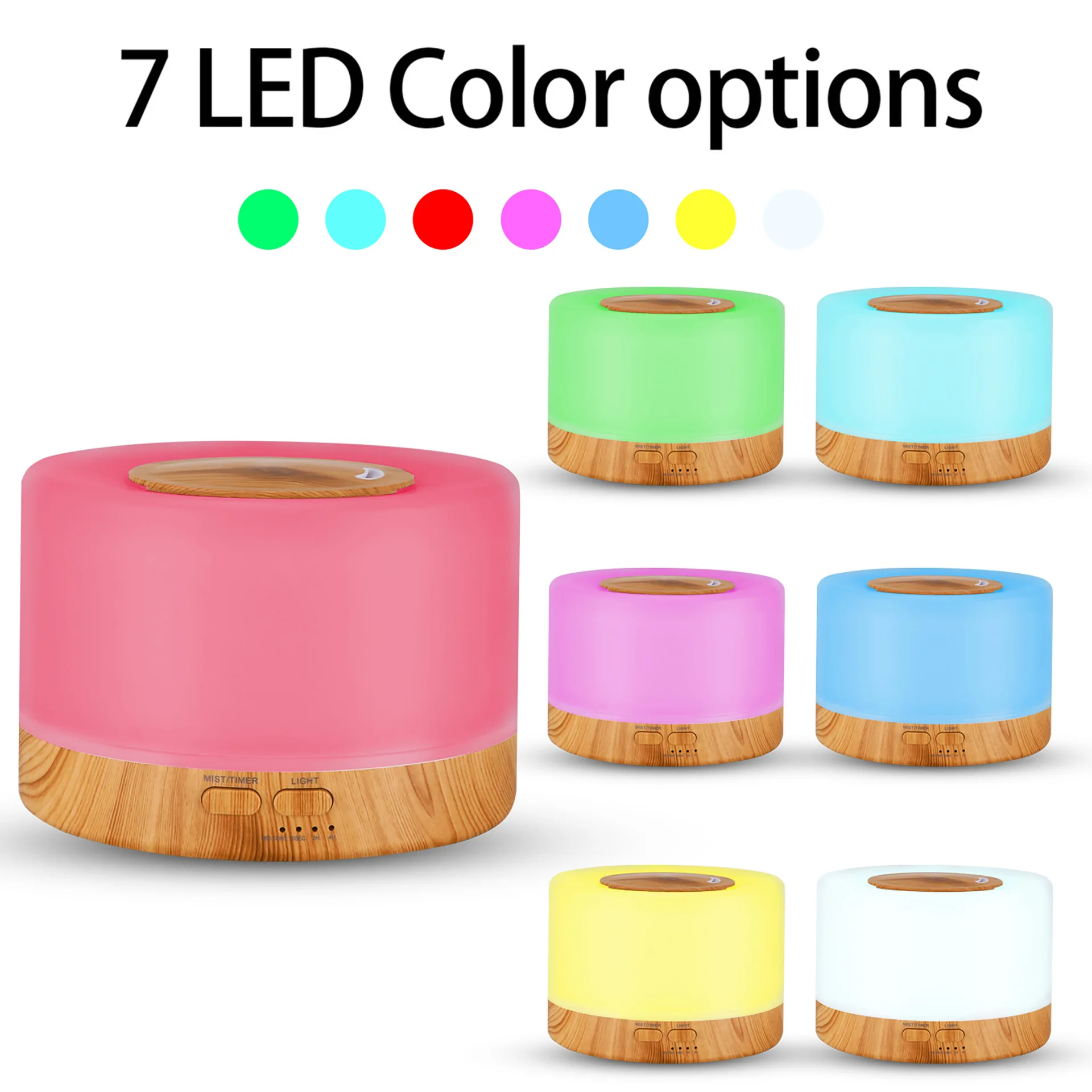 500ml Wifi Intelligence Modern Home Humidifier Spa Ultrasonic Humidifier Air Atomization Purification Machine