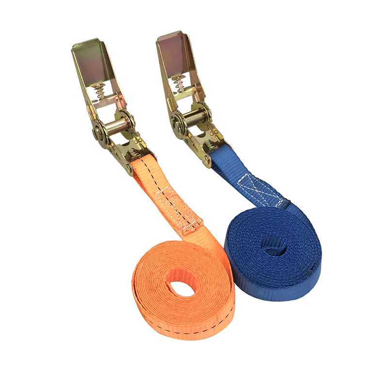 
Best small retractable heavy duty ratchet tie down lashing cargo load straps for car / Trailer and truck tie downs 