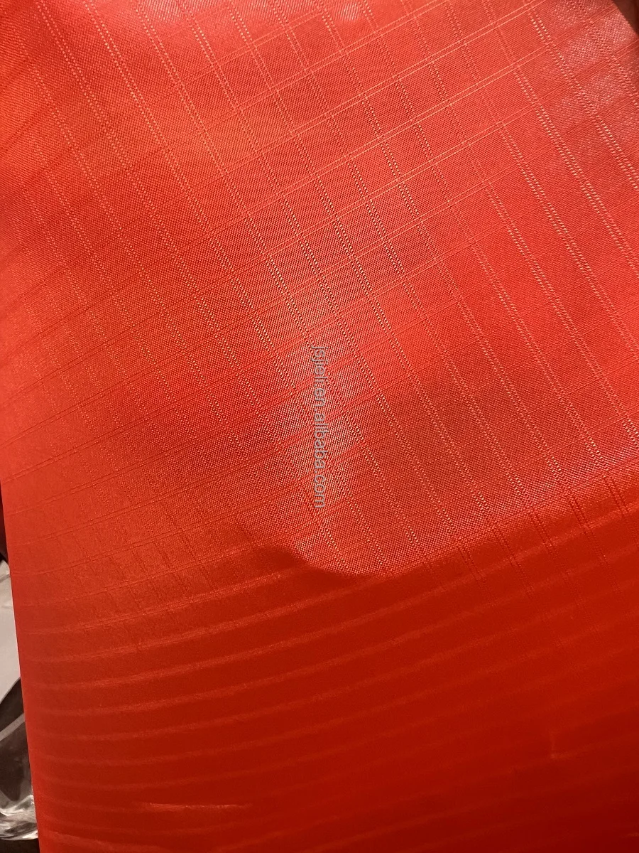 61g/m2 50D 0.3cm Double Line 1.5m Width D2 High Strength Polyester Ripstop Cloth Tissue for Sailboat