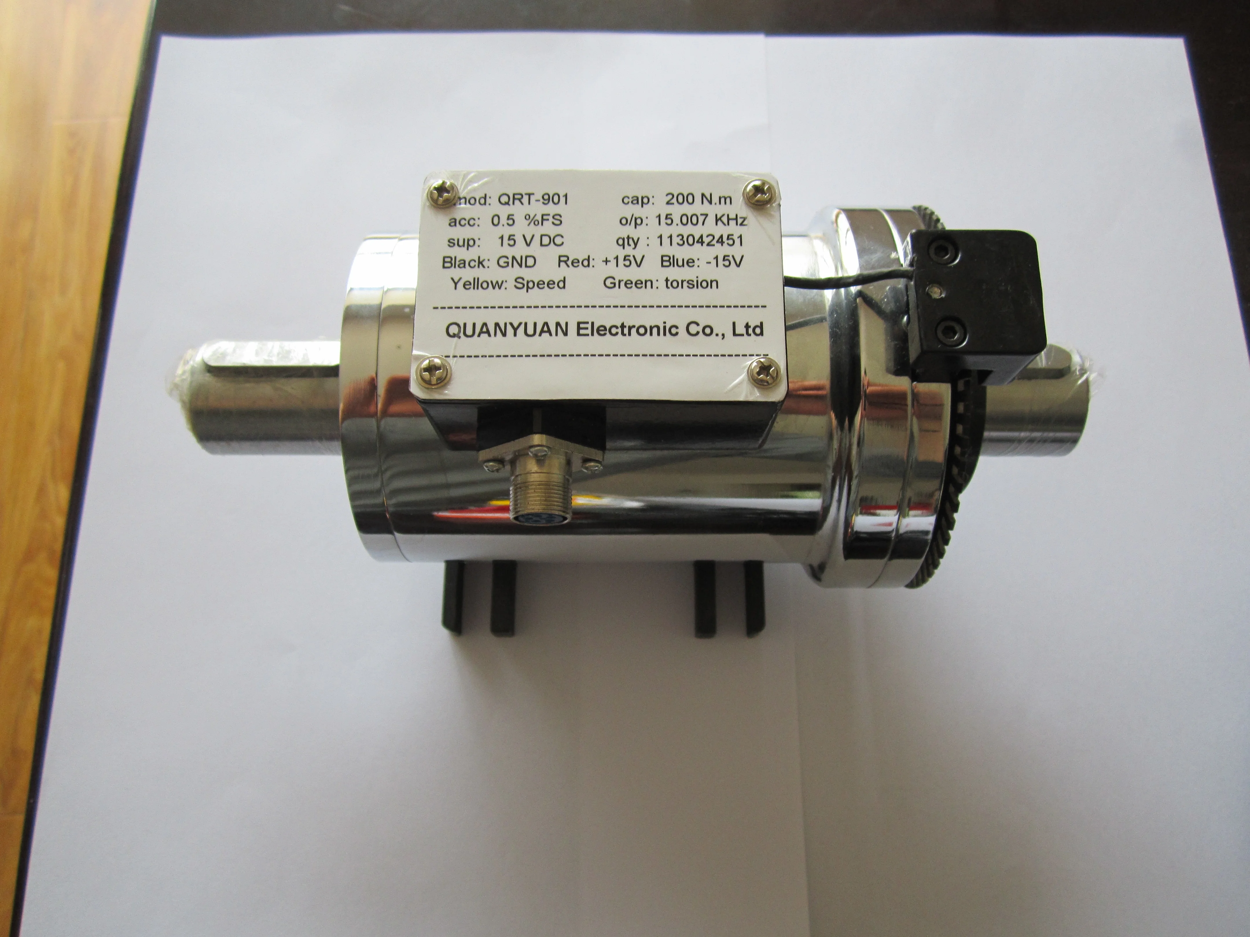 200N.m rotary torque sensor/ shaft force torque transmitter