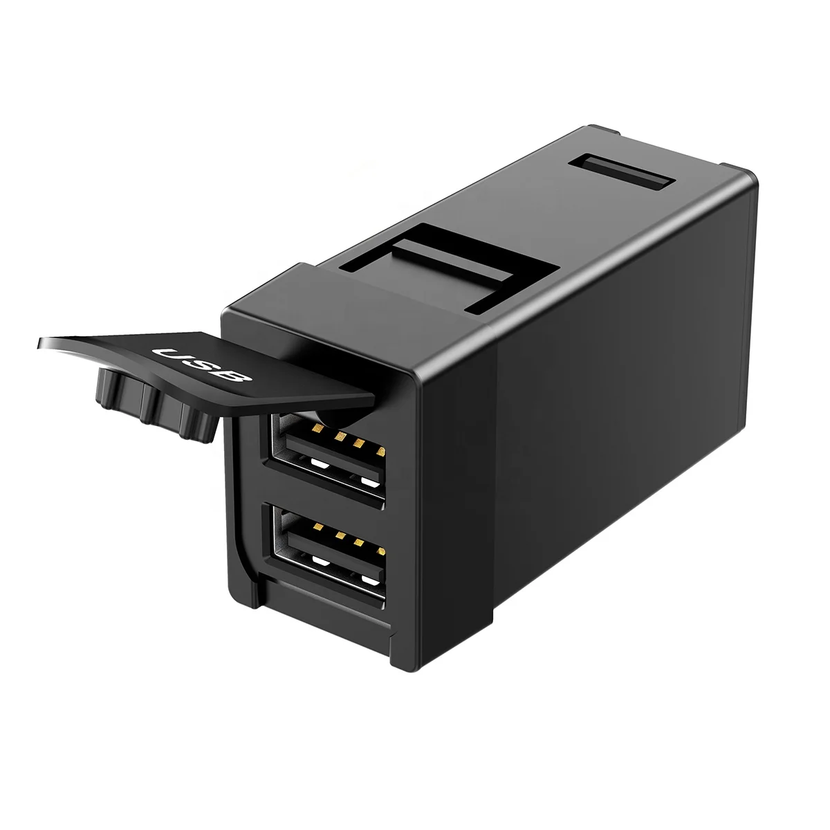 CHELINK Car Charger 12V  Dual USB QC3.0 Socket Quick Charge Water and Dust Proof For Toyota