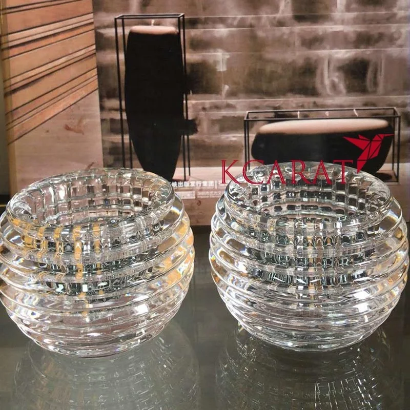 
Baccarat candlestick Decorative crystal gift for friend Hotel design ornaments for wedding Holiday celebration gifts 