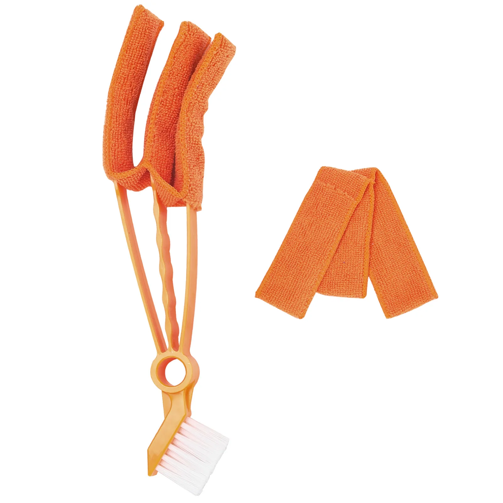 2 in 1 Washable Window Car Vent Air Conditioner Shutter Cleaning Brush Window Blind Dust Cleaner Car Detailing brush
