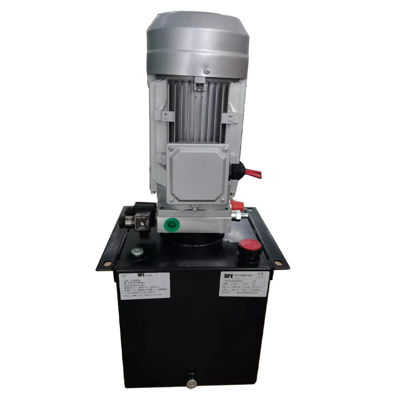 Power unit hydraulic cylinder oil pump station motor single two-way electric forklift lifting platform freight elevator complete