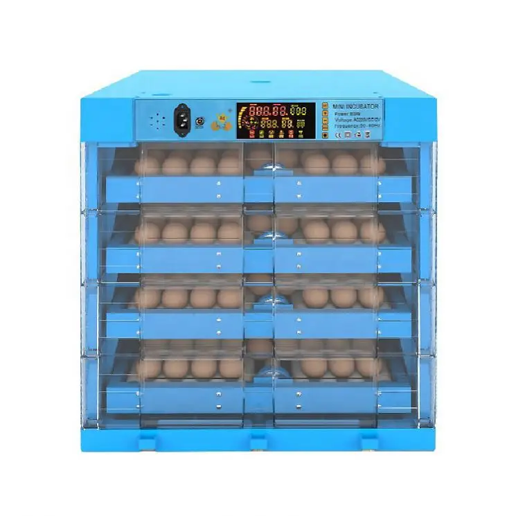 Fully automatic 300 capacity eggs chicken egg incubator automatic hatching machine