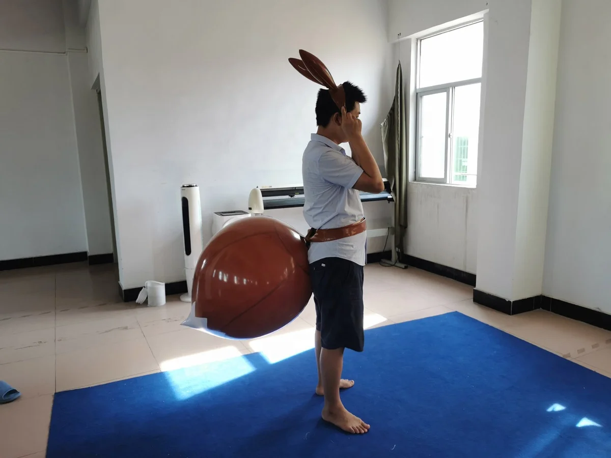 BeiLe customized new inflatable tail and ears for PVC inflatable fan