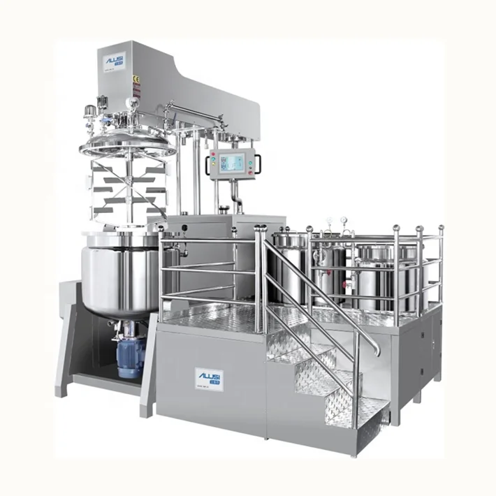 Vacuum Emulsifying Homogenizing Mixer Machine Cosmetic Care Products Making Equipment Body Polish Lotion Mixing Machine