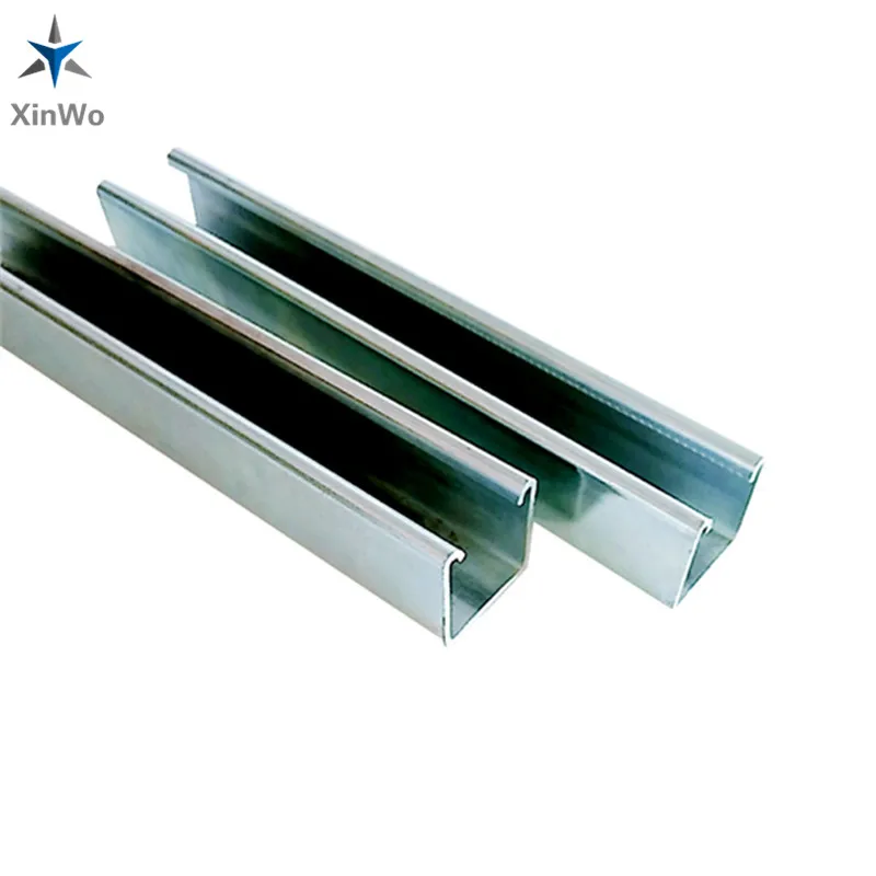 Photovoltaic construction strut channel steel hot dip galvanized cable tray system unistrut