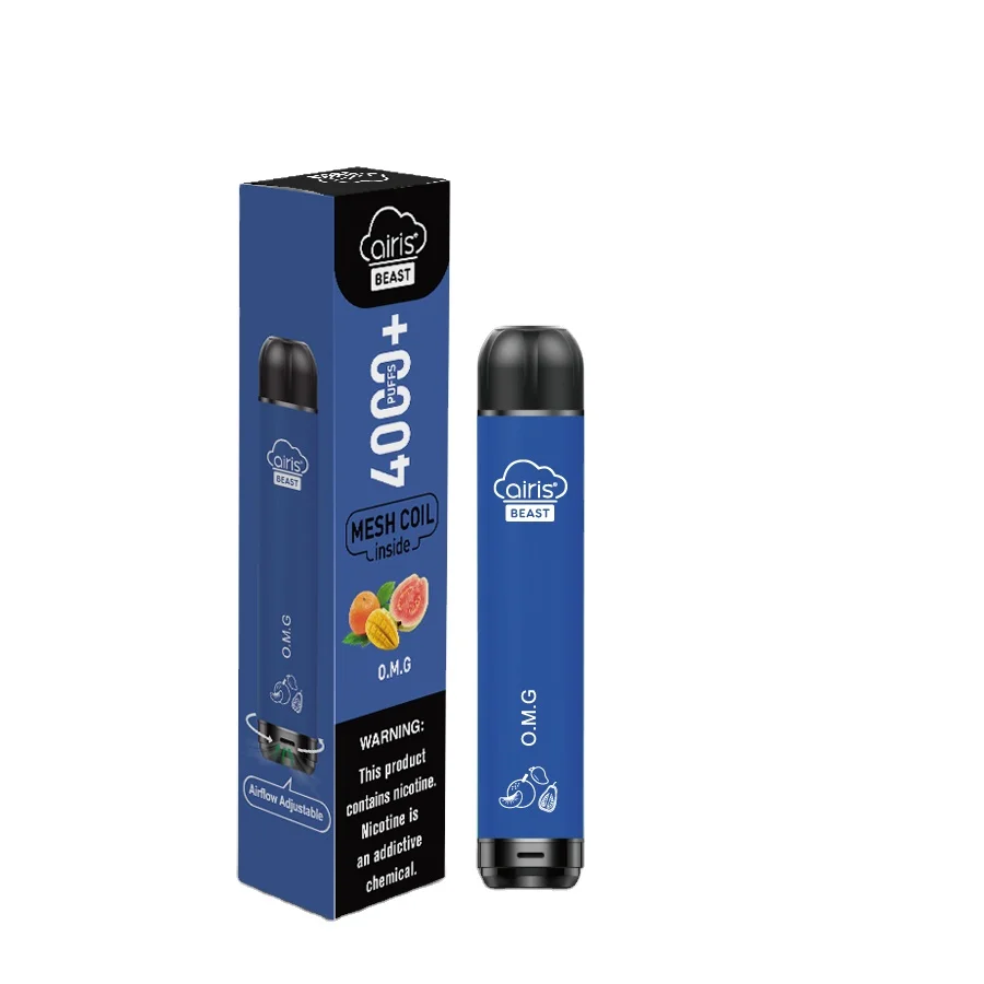 2021 Новое поступление, хорошее качество, одноразовая электронная сигарета Vpen с 4000 затяжками