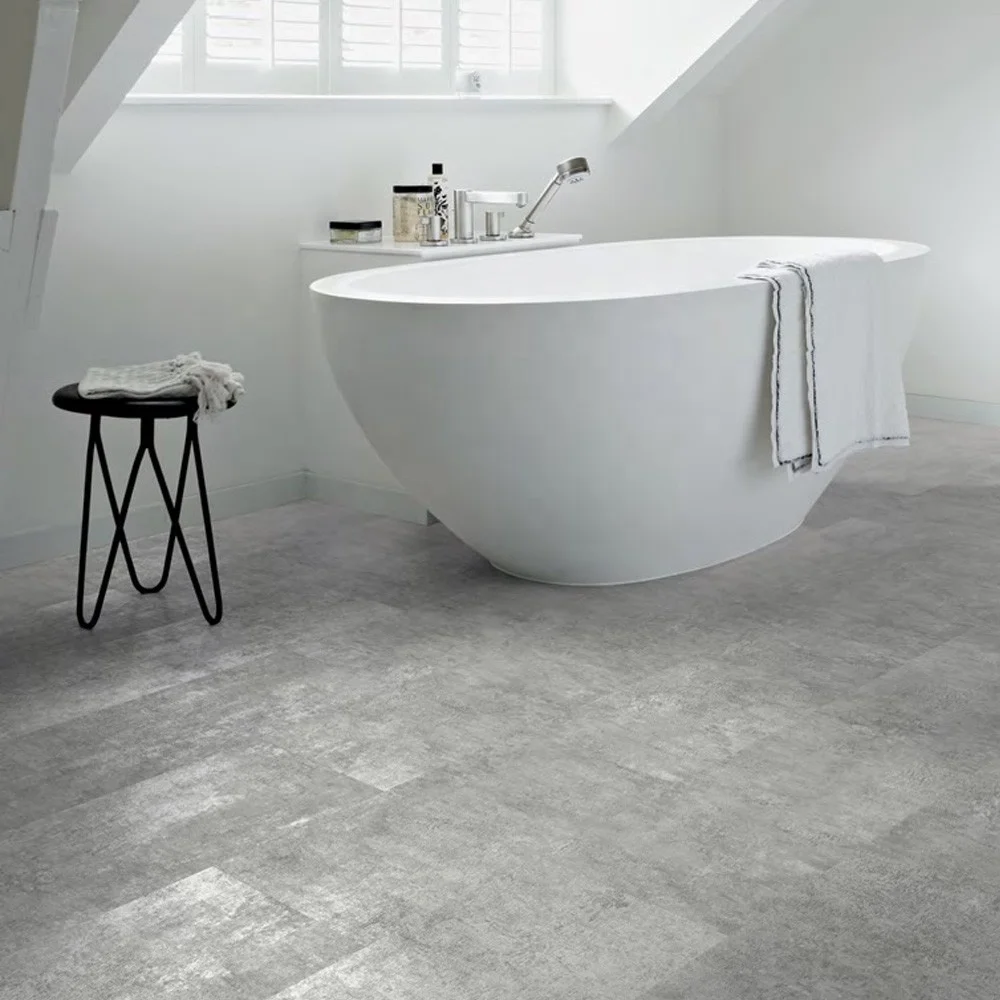 305x610mm Rigide Core Luxury Vinyl Tile Laminate Flooring Board Click Lock Marble Spc