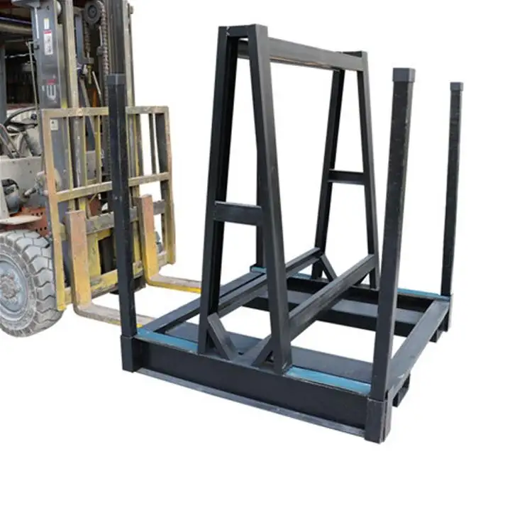 Stone Slab Heavy-duty China factory Hot Sale Showroom Granite marble Steel Transport With double sided A frame