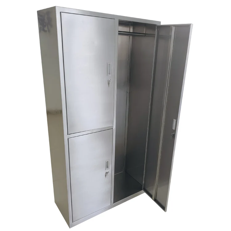 Cheap GYM Locker Room Wardrobe Commercial Hospital Furniture Wardrobe Hotel Stainless Steel Combined  Cabinets cabinet