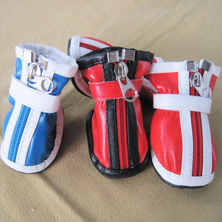 Wholesale cheap high quality fashion leather waterproof outdoor dog shoes