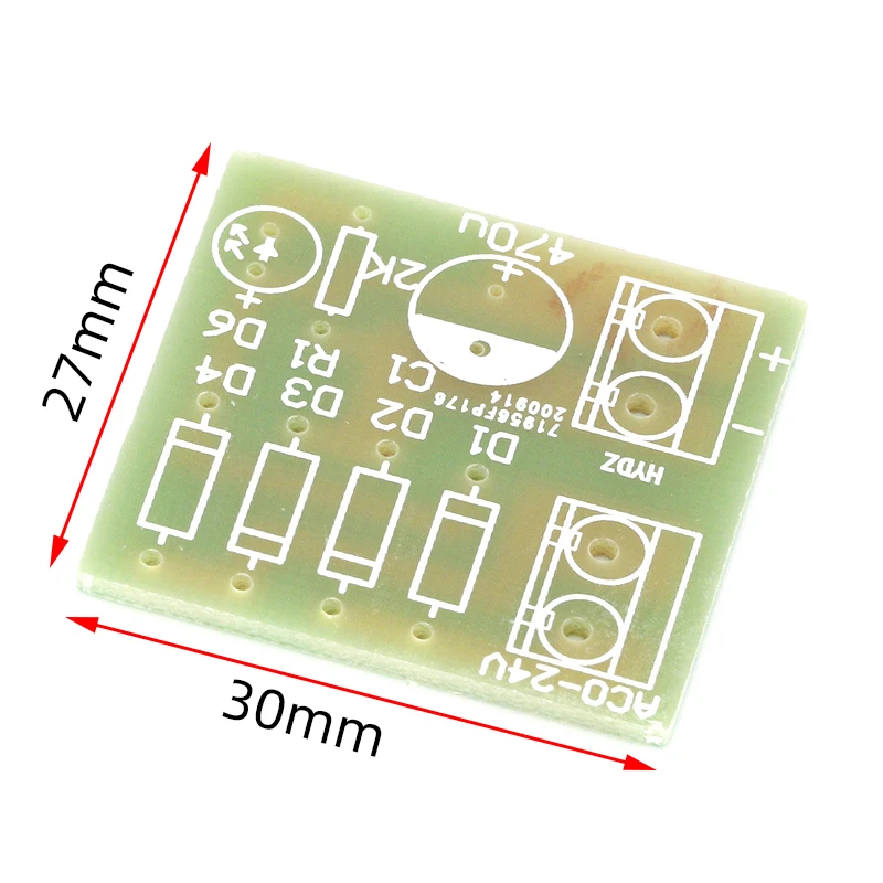 1N4007 Diy Kit IN4007 Bridge Rectifier AC DC Converter Full Wave Rectifier PCB Board KIT Parts Electronic Suite
