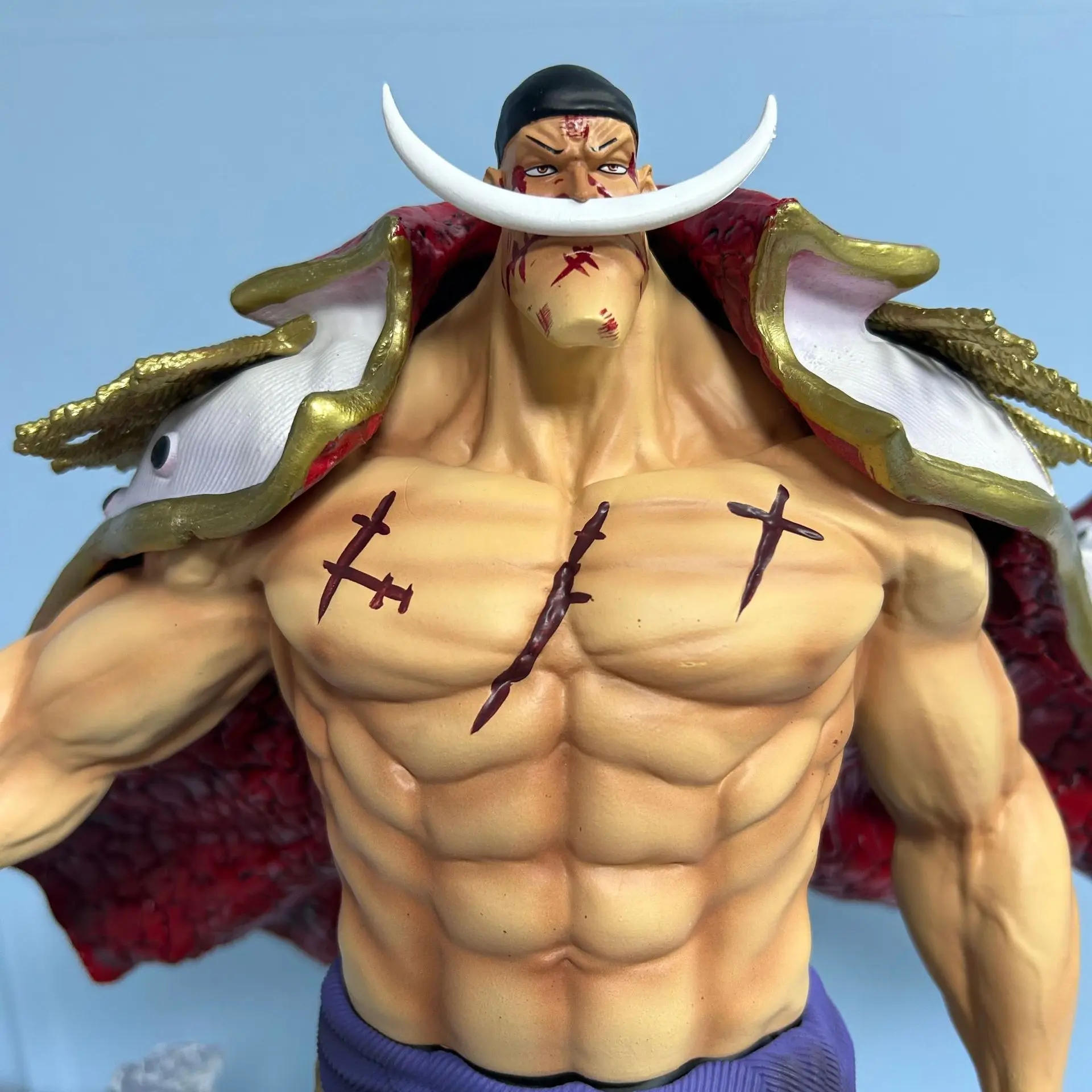 2024 NEW 70cm/27.56' Life Size One Pieces Luffy White beard Figurine Action Anime Figures