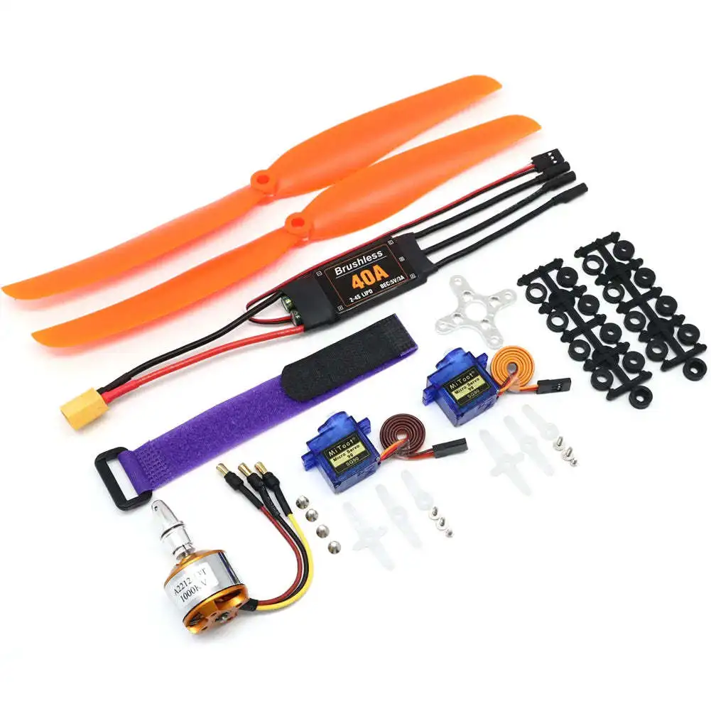 A2212 2200KV 1400KV 1000KV Brushless Motor 30A/40A ESC RC Parts Accs SG90 9G Micro Servo for RC Fixed Wing Plane Helicopter