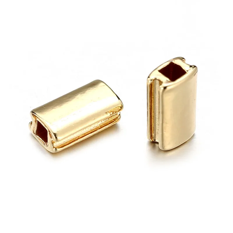 Square Bracelet Accessories Alloy Electroplating Four Dispersion Beads Accessories DIY Jewelry Pendant Manufacturers Wholesale