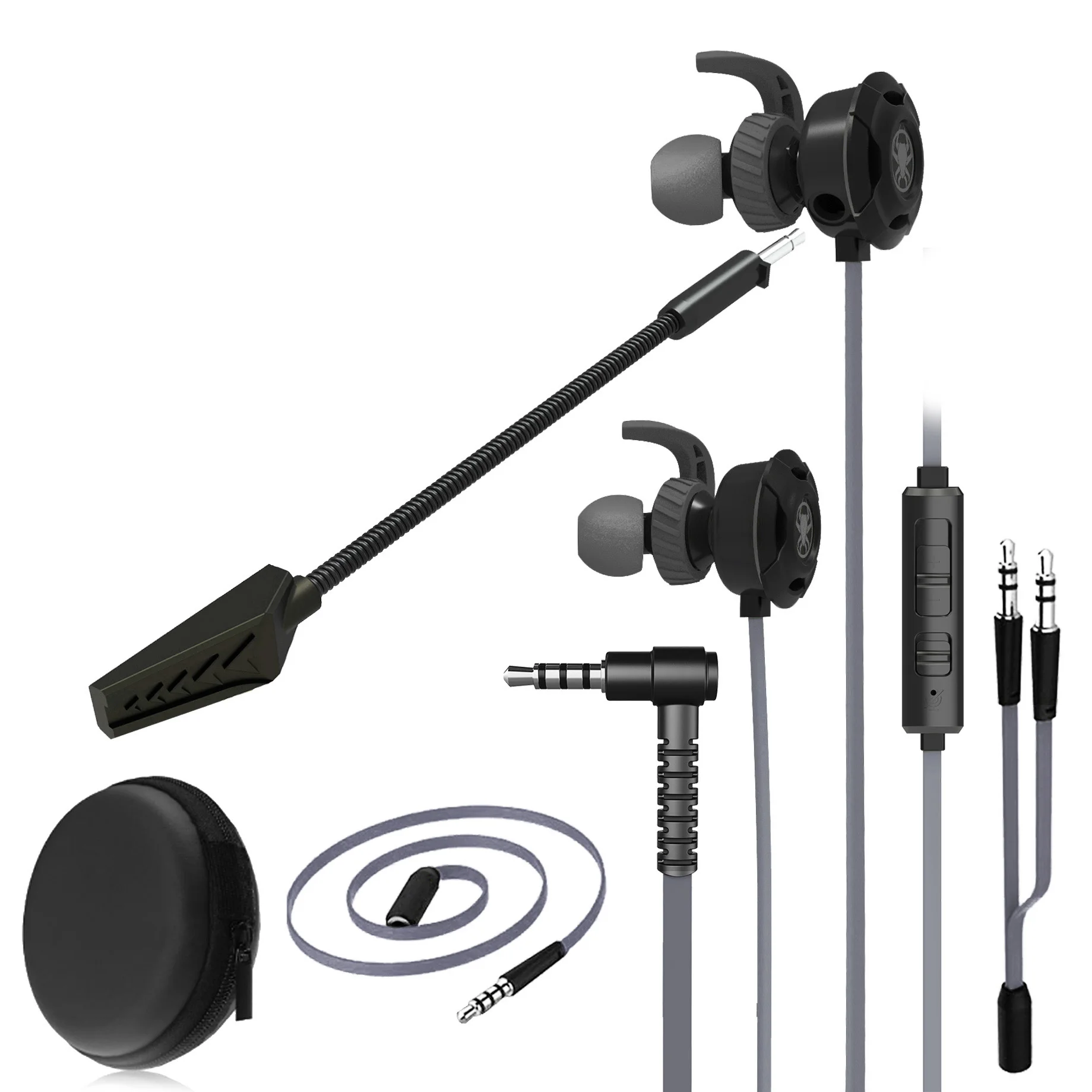 
Plextone G30 Gaming Earphone Long Mic Bass HD Stereo Earbud PUGB PS4 Xbox Gamer Mobile Legend CS Go 