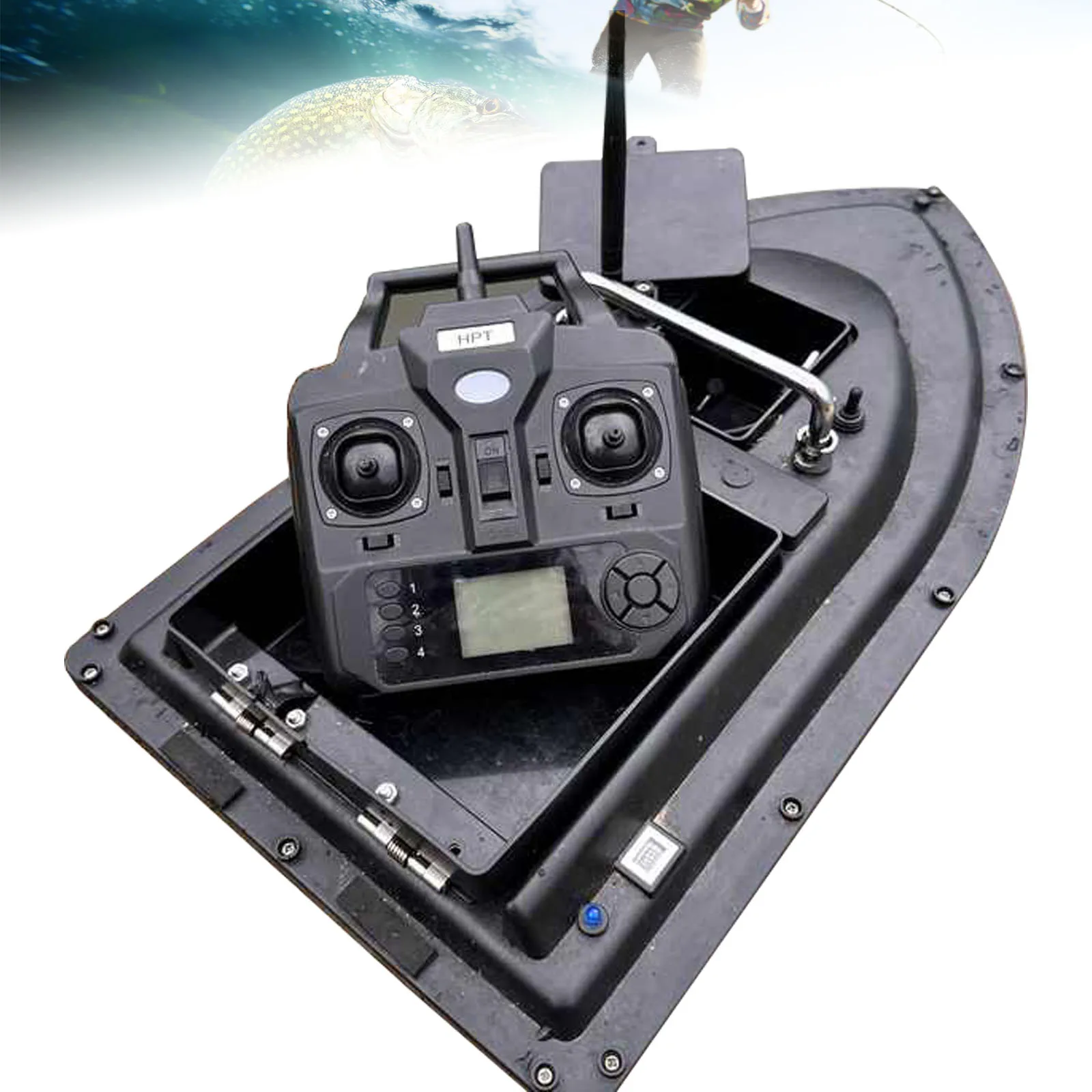 Multifunctional 500m GPS RC Plastic Electronic Bait Boat Model for Carp Fishing Toy Fish Finder