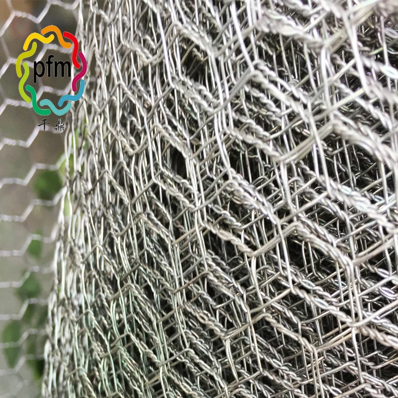 Stainless steel 304 material woven twisted net / decorative soft-edged net / crafts / hexagonal wire mesh