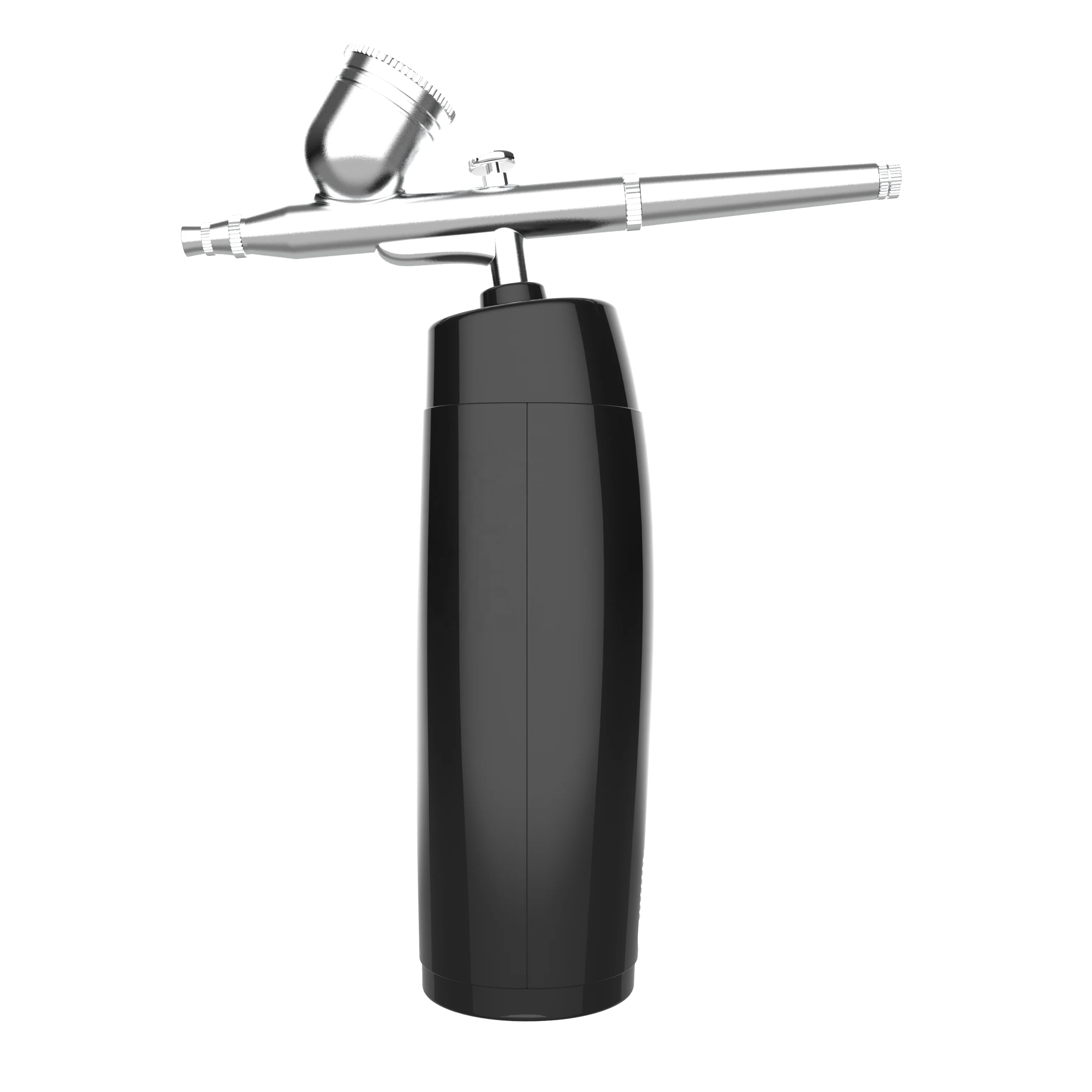 
Ручной Аккумуляторный перезаряжаемый Аэрограф, набор для макияжа, украшения тортов, тату, покраска в стильном стиле черного цвета 25PSI 