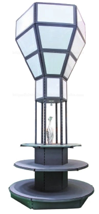Factory Sale Heavy Duty Round Supermarket Shopping Display Shelf For Store