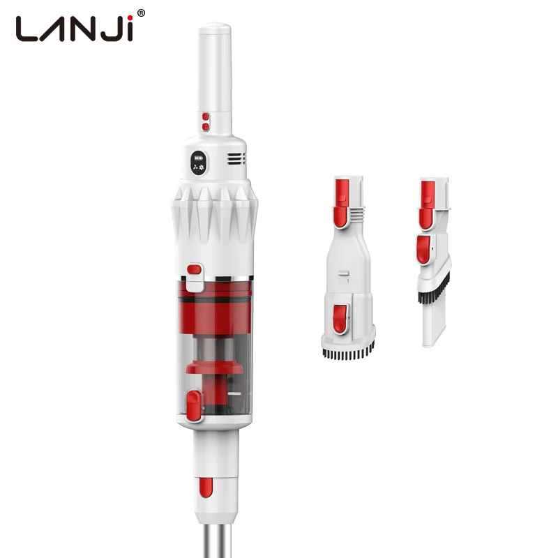 LANJI LJ-GL2001 DC 250W OEM Stick Handheld Cordless Portable Wireless Vacuum Cleaner For Car Home