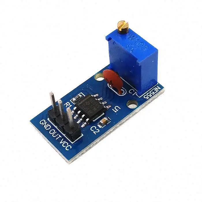 New  Adjustable frequency square wave rectangular wave small signal generator module pulse generator NE555