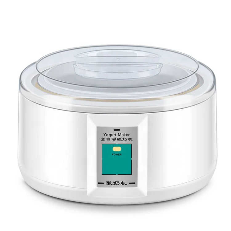 
1.5L glass cup LCD digital display commercial industrial plastic automatic electric yogurt maker 