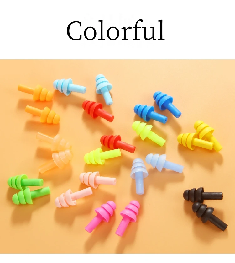 Cheap Random Color Soundproof Ear Plugs Silicone Christmas Trees Earbuds For Hearing Protection Earplug Without Cord