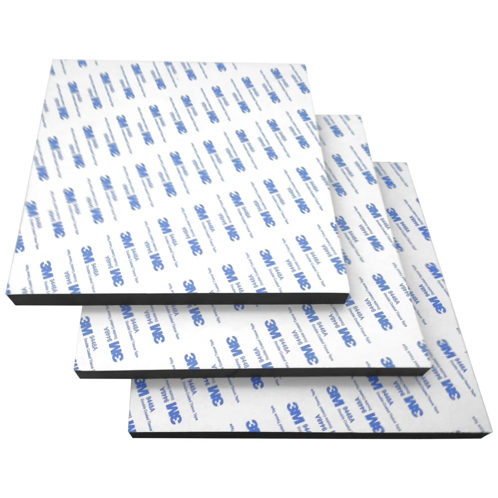 Restickable 20cm 8x8 inch blank Adhesive Layer Foam Frameless Photo wall picture frame