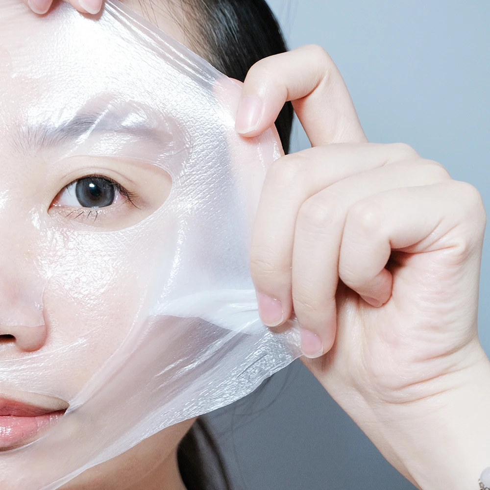 Korean Hydrolyzed Bio Real Deep Collagen Overnight Anti Wrinkle Lifting Peel Facial Sheet Mask