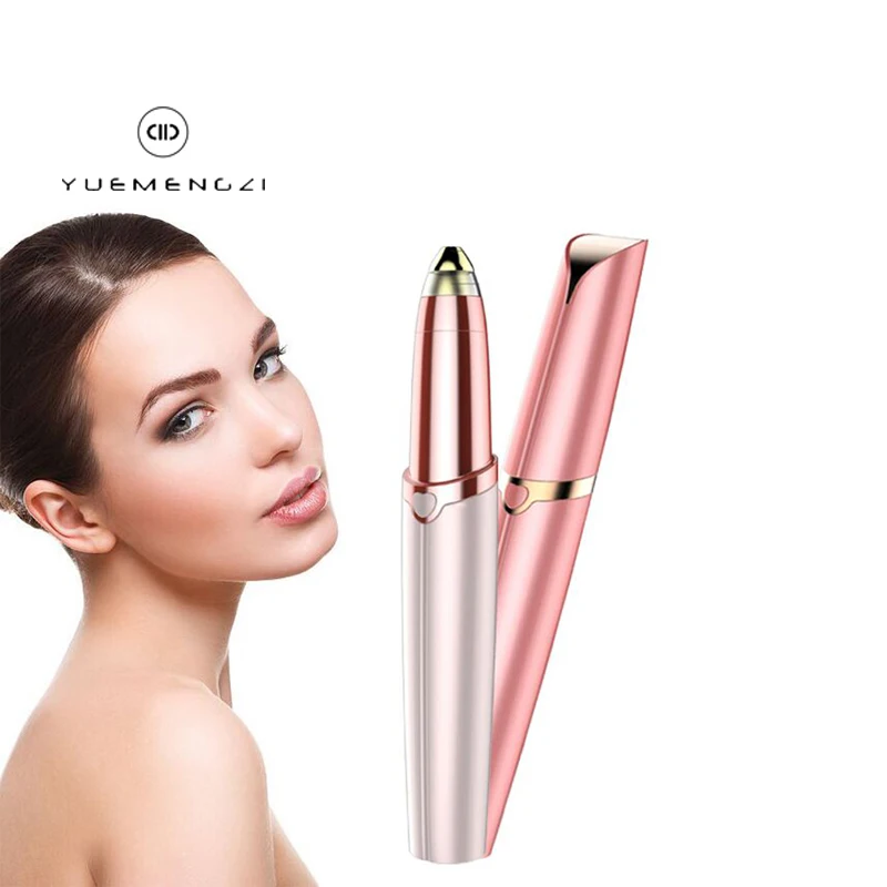 Косметический инструмент для макияжа для женщин и мужчин, Электрический Перезаряжаемый USB триммер для бровей, эпилятор для волос на лице, ручка для триммера для бровей