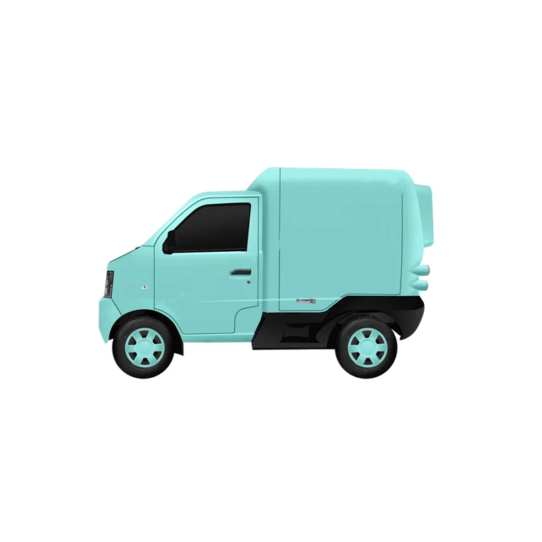 Geely cargo delivery van 80km/h 13kw motor electric mobile food car for sale eec l7e electric vehicle pickup truck